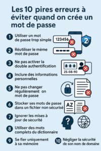 erreurs mot de passe
